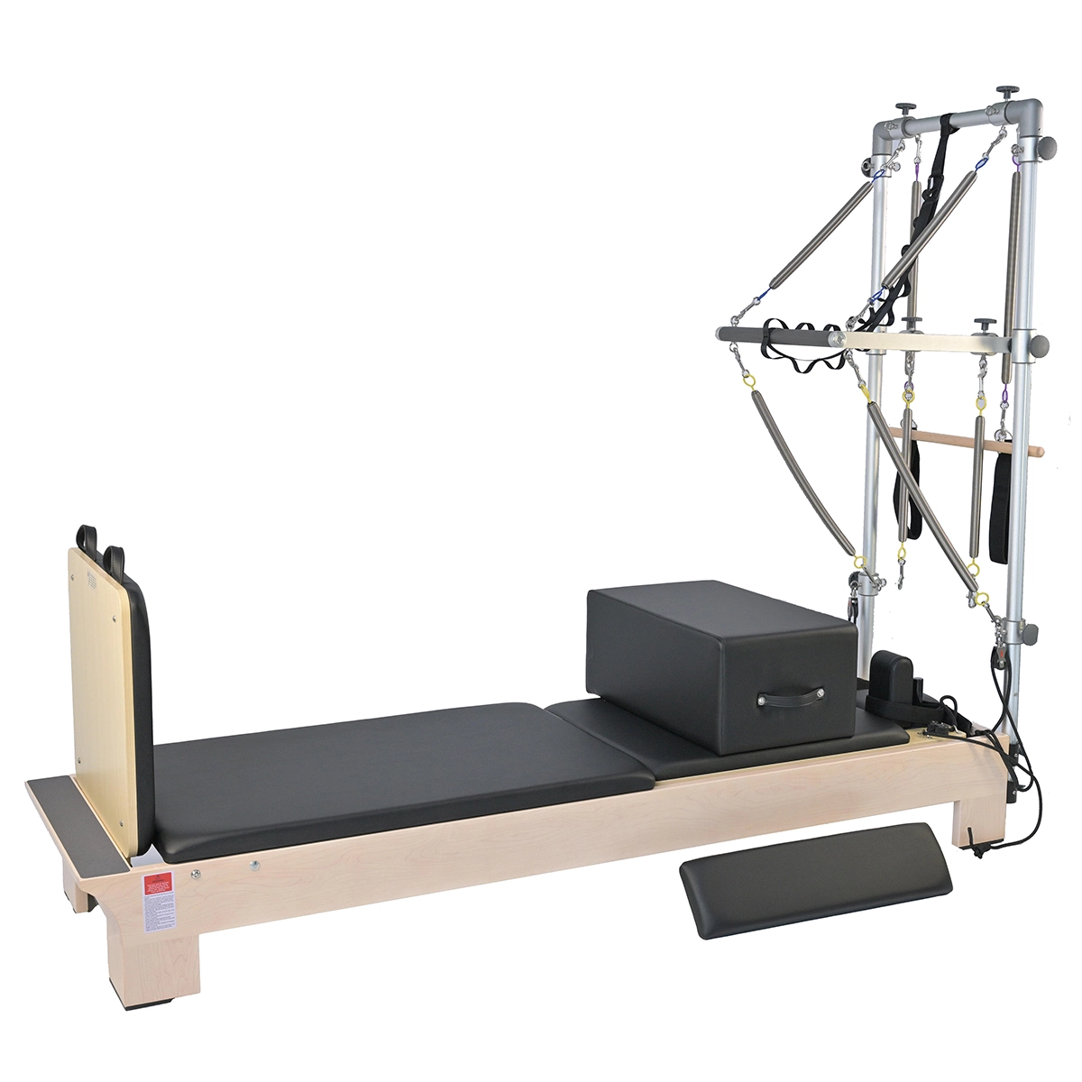 Luxury Inside Handle Maple Reformer with Tower AOC-PL012A dimensions diagram