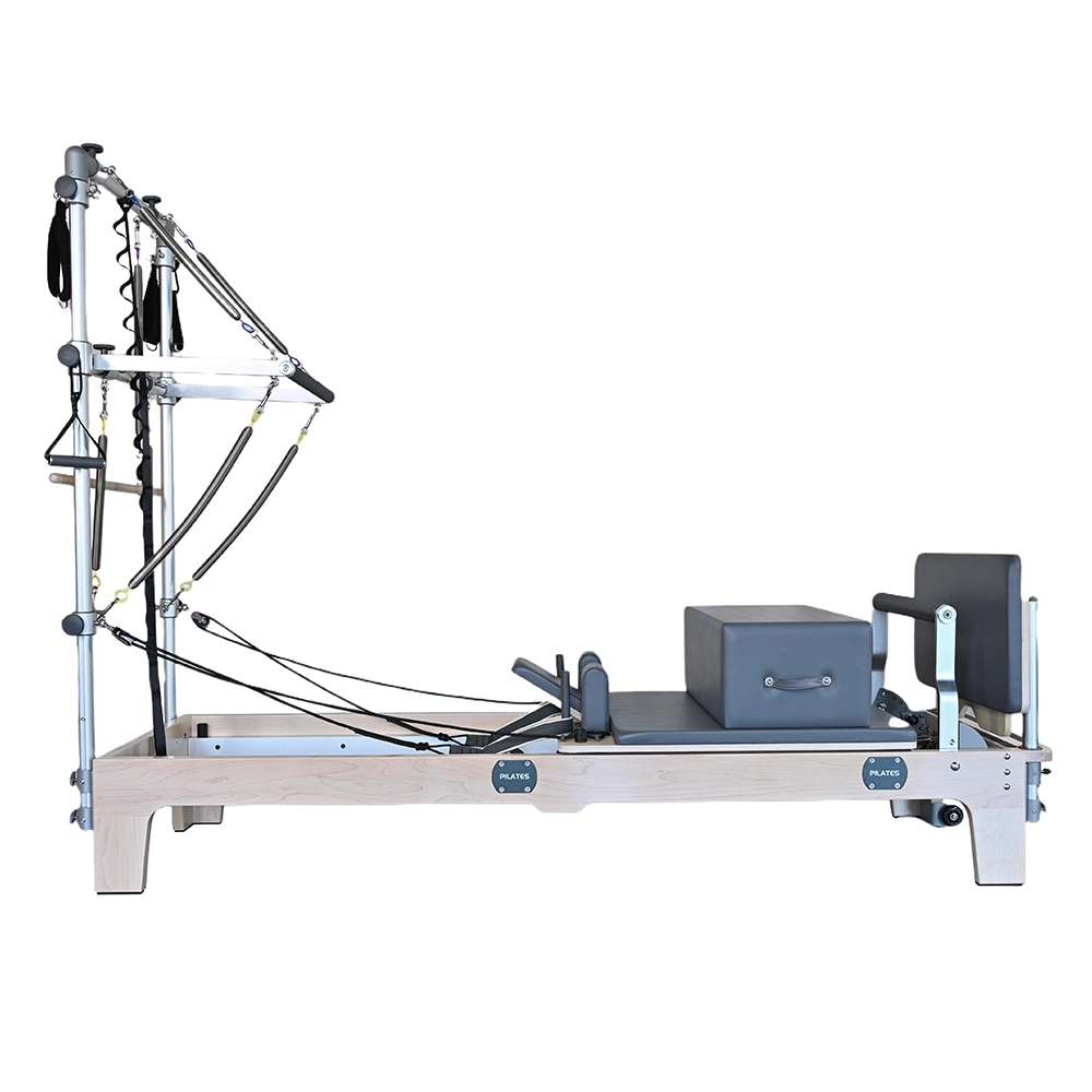 Elite Maple Reformer With Tower AOC-PL001BS dimensions diagram