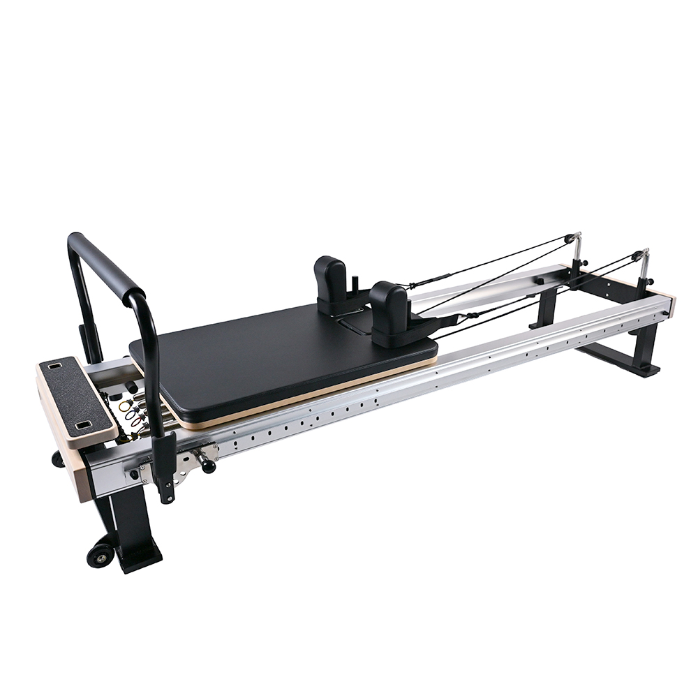 Advanced Aluminum Pilates Reformer AOC-PLM05Q dimensions diagram